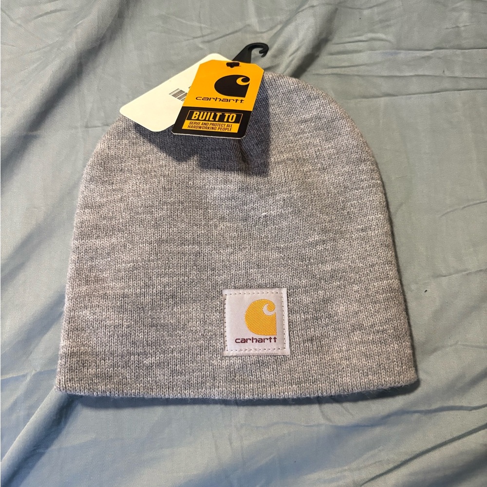Carhartt Light Gray Knit Beanie